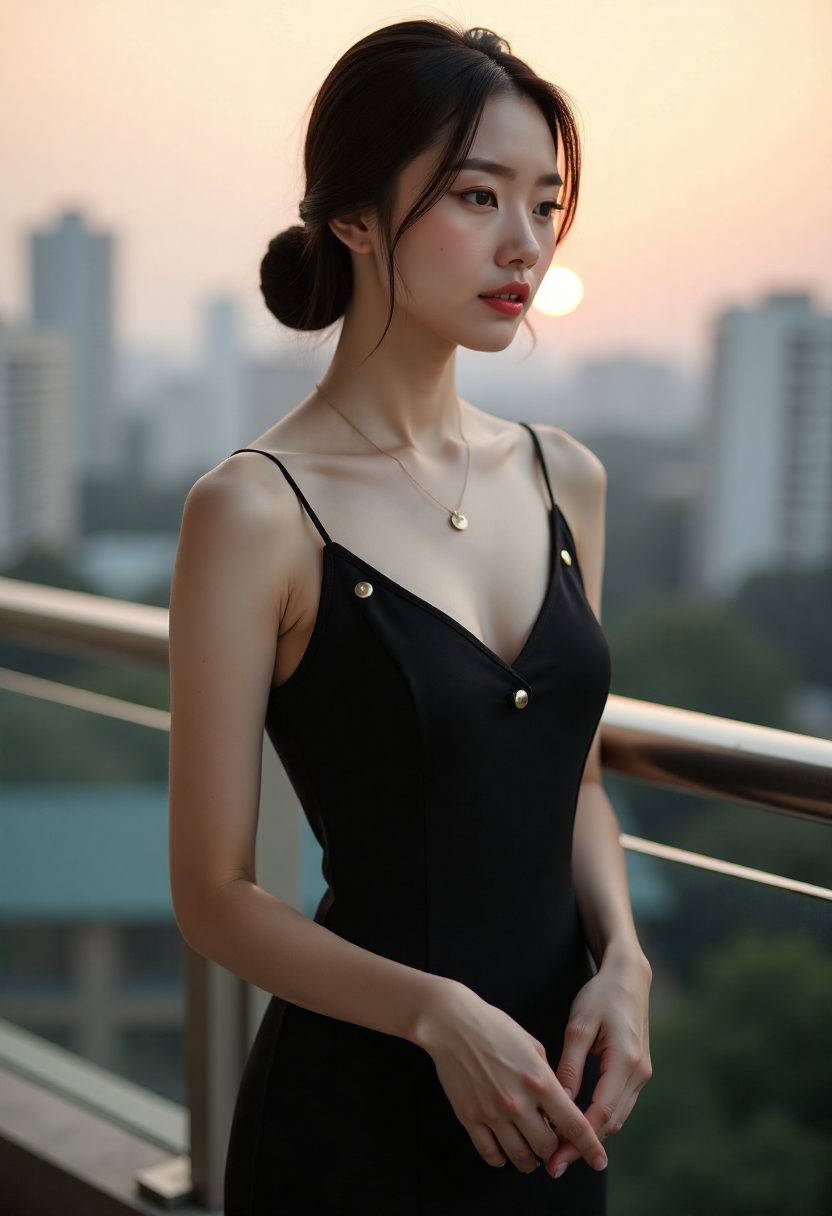 爷爷和孙女在花园浇花